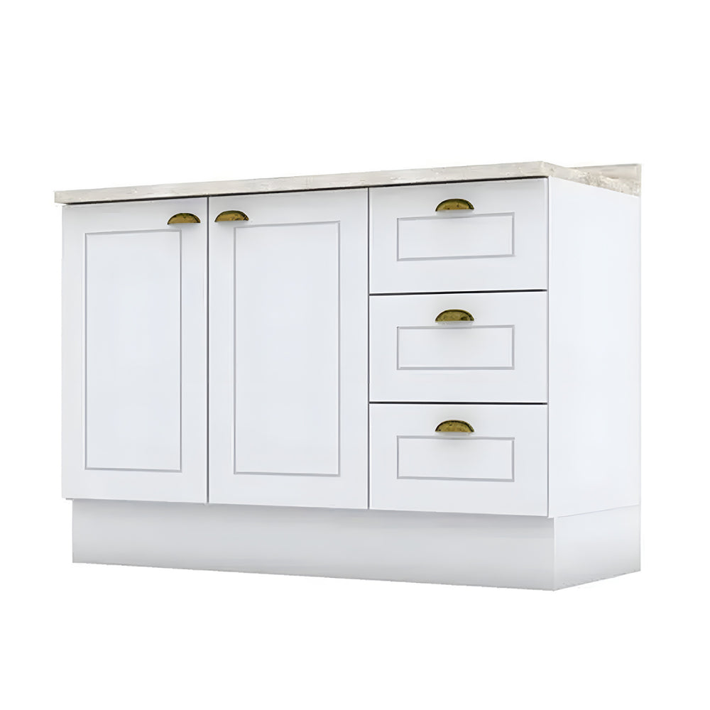 Mueble Base 2P 3C Línea Americana Blanco