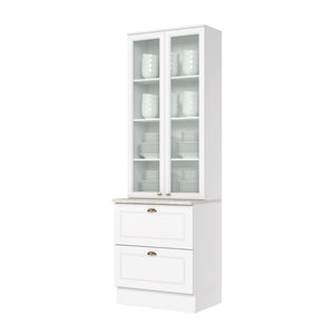 Cristalera Cocina Americana Blanco