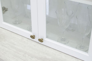 Cristalera Cocina Americana Blanco