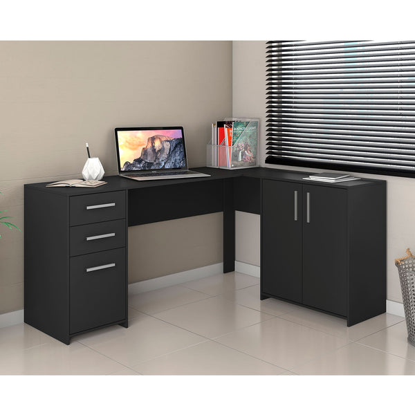 Escritorio Plateas Negro 2C 3P