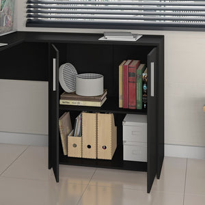 Combo Escritorio Plateas Negro + Silla Master