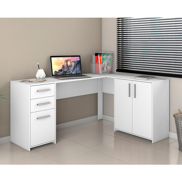 Combo Escritorio Plateas Blanco + Silla Master