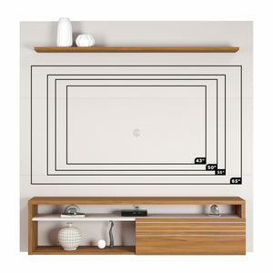 Panel Olimpo Tv 65" Off white