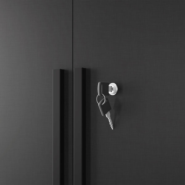 Despensa 2 Puertas Chicago Negro