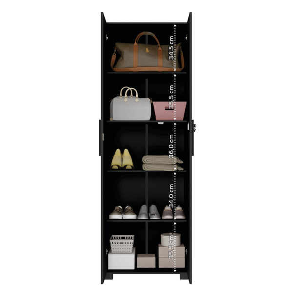 Despensa 2 Puertas Chicago Negro