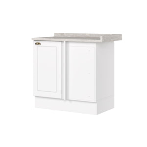 Mueble de Cocina Base Esquinero Americana Blanco