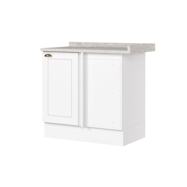 Mueble de Cocina Base Esquinero Americana Blanco