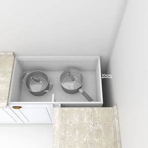 Mueble de Cocina Base Esquinero Americana Blanco