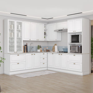 Mueble de Cocina Base Esquinero Americana Blanco
