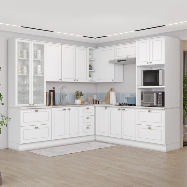 Mueble de Cocina Base Esquinero Americana Blanco