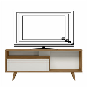 Rack Tv 60" Vallarta Castaño/Marfil