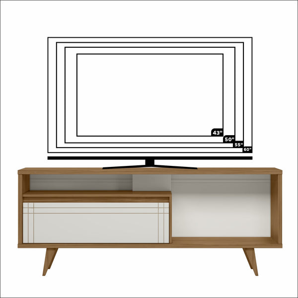 Rack Tv 60" Vallarta Castaño/Marfil