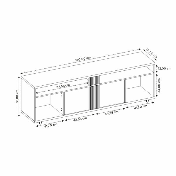 Rack Tv 70" Filipinas Off White