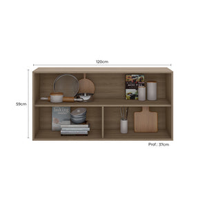 Mueble Aéreo Línea Etna Menta 120cm