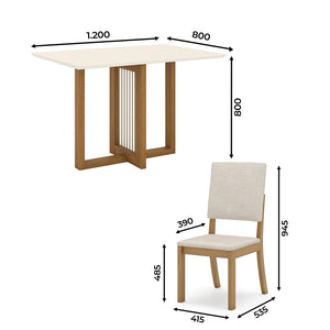 Comedor Ambon 4 Sillas