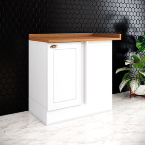 Mueble de Cocina Base Esquinero Americana Natural