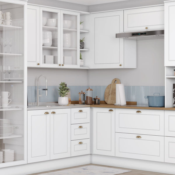 Mueble de Cocina Base Esquinero Americana Natural