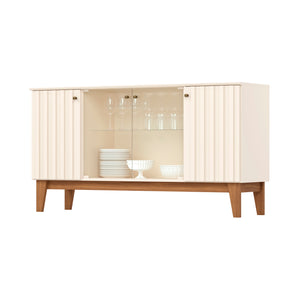 Buffet Eiffel 4 Puertas Off white