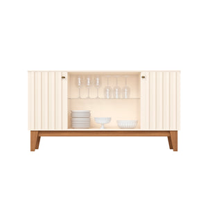 Buffet Eiffel 4 Puertas Off white