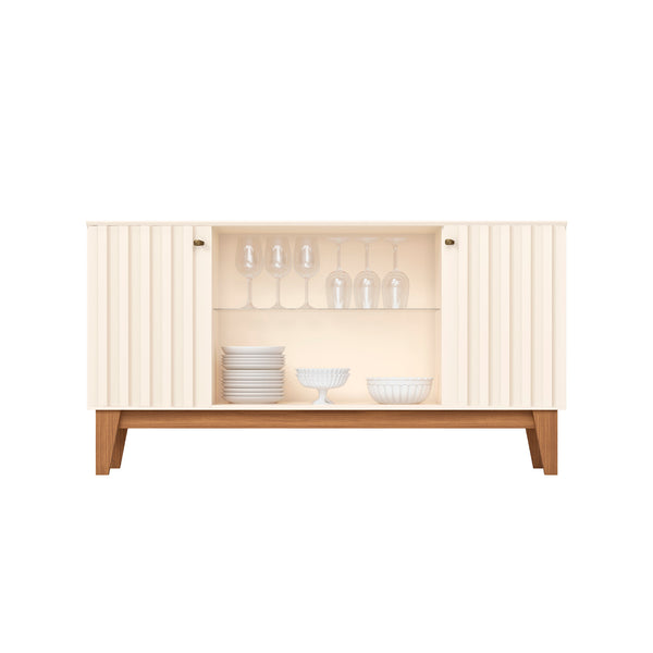 Buffet Eiffel 4 Puertas Off white