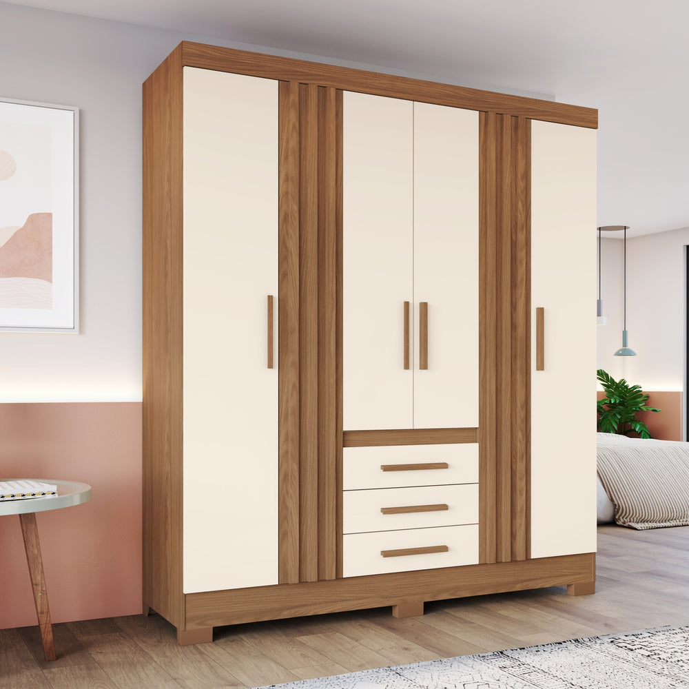 Closet Torino 6 Puertas Off white