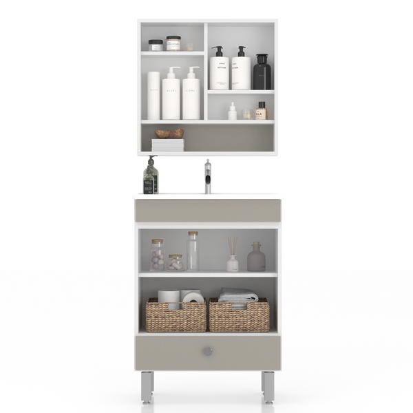 Vanitorio Lucia con Espejo Nude