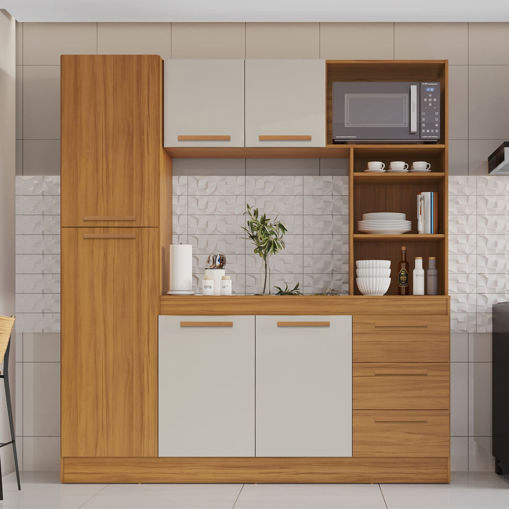 Kit Cocina Cedro Café claro