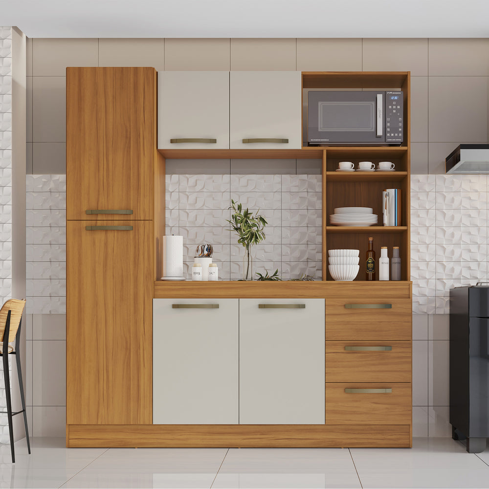 Kit Cocina Cedro Café claro