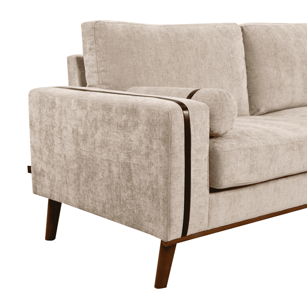 Sofá 3 Cuerpos Cleveland Tostado