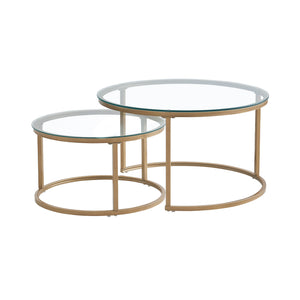 Juego Mesa de Centro Nido Dorado