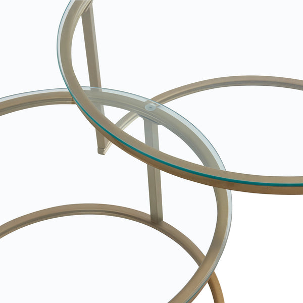 Juego Mesa de Centro Nido Dorado