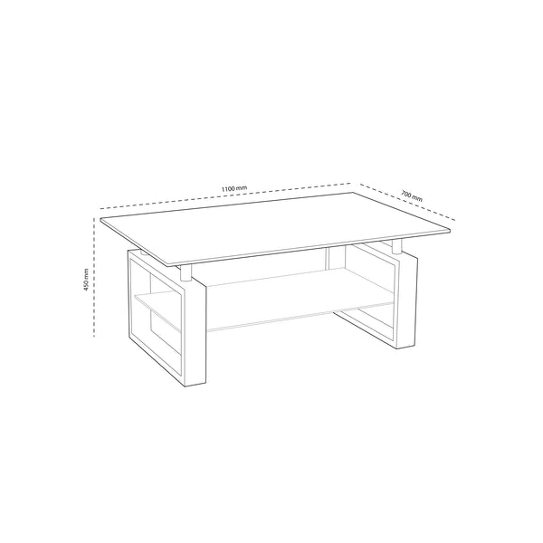 Mesa de Centro Cubic Café