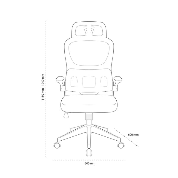 Silla escritorio Master Negro