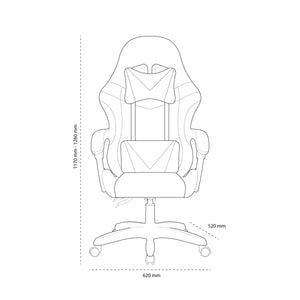 Silla Gamer Fortnite Negro