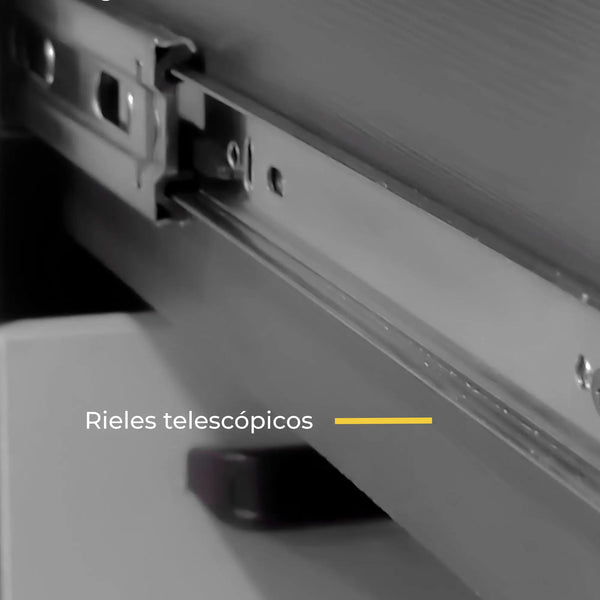 Mueble Cocina Base 2 Pta. 3 Caj. Delta Gris