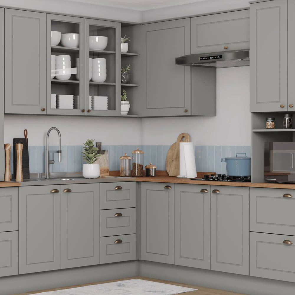 Combo Esquinero Americana Gris