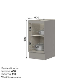 Combo 40 cm Americana Gris