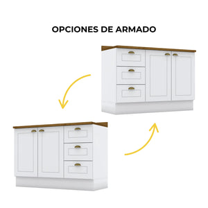 Combo 120 cm Americana Natural