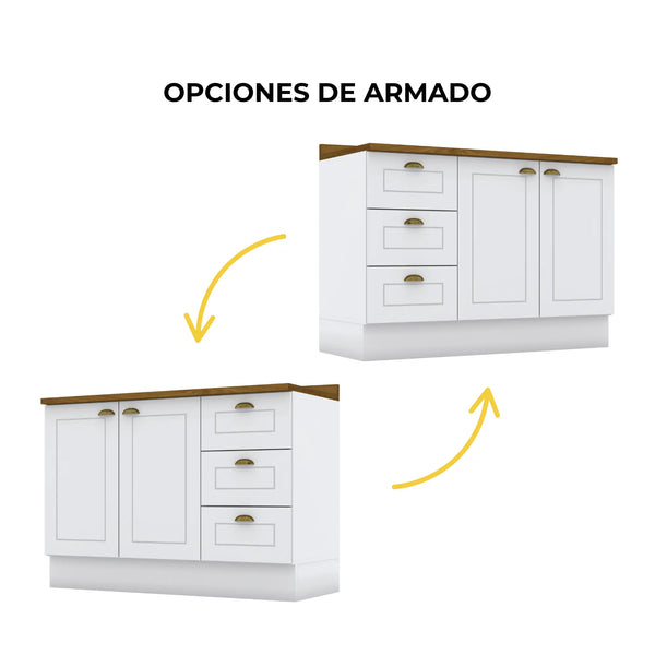 Combo 120 cm Americana Natural