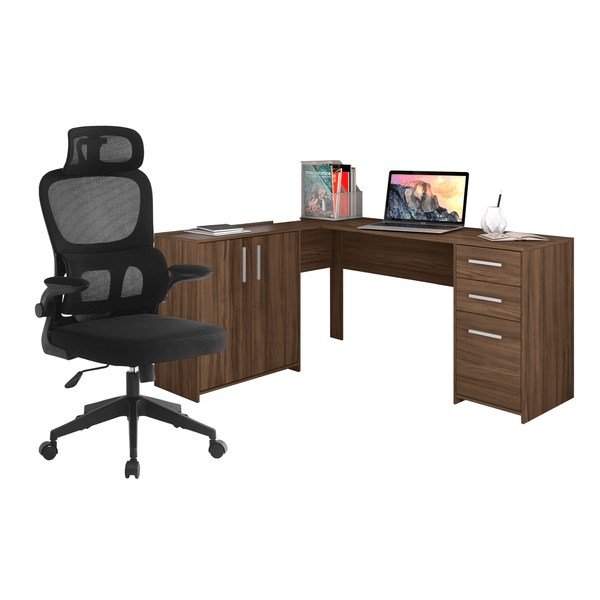 Combo Escritorio Plateas Café + Silla Master