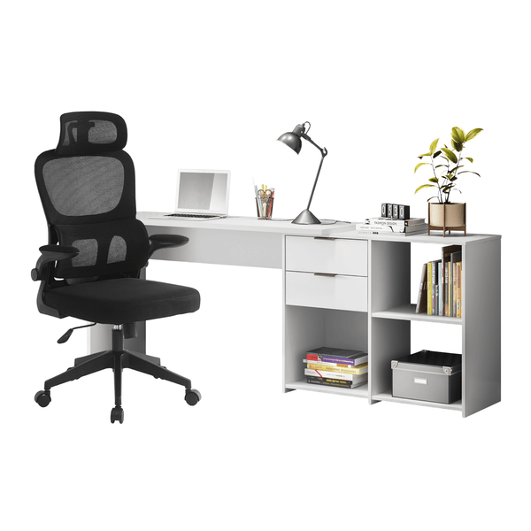 Combo Escritorio Cenni Blanco + Silla Master