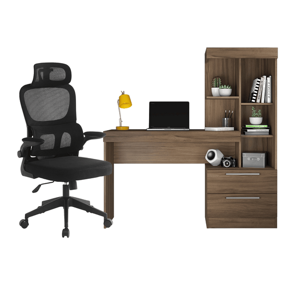 Combo Escritorio Ciprés Marrón + Silla Master