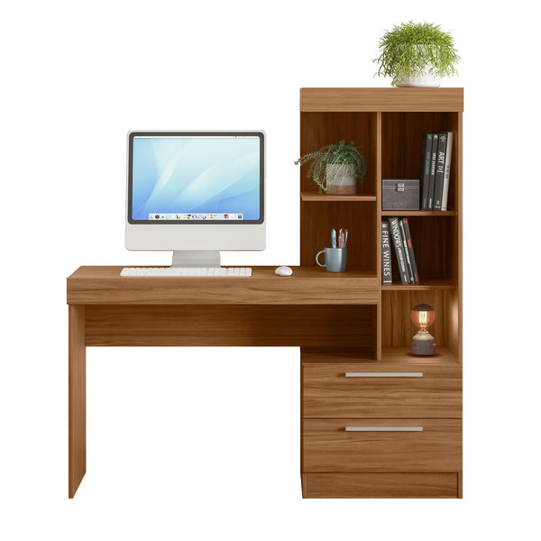 Escritorio Ciprés Café 2 Cajones