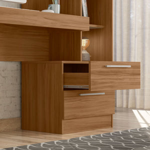 Escritorio Ciprés Café 2 Cajones