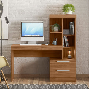 Escritorio Ciprés Café 2 Cajones