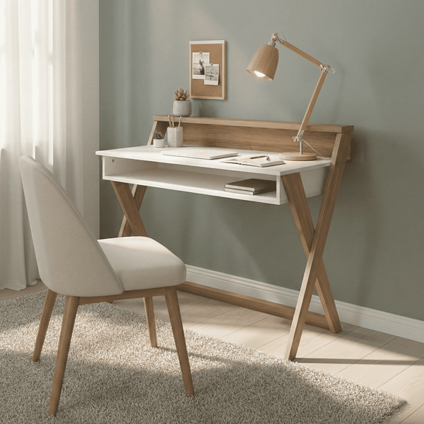 Escritorio Crux Blanco/Miel