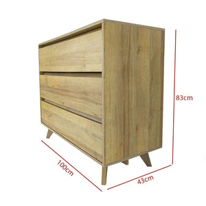 Cómoda Kalmar 3 Cajones
