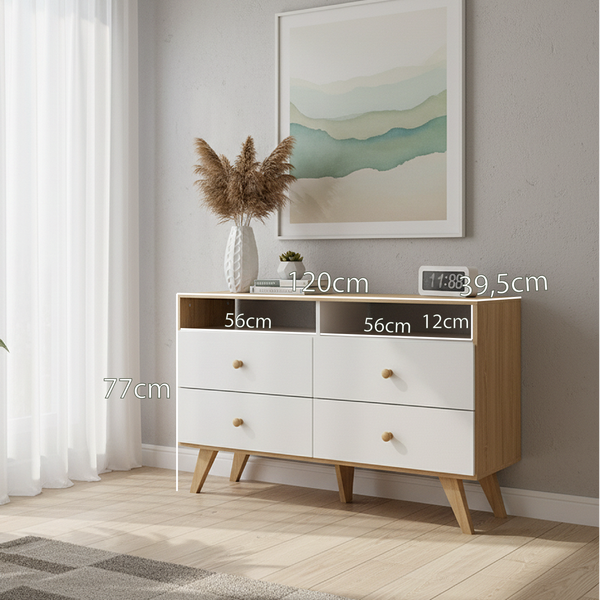 Cómoda Voss 4 Cajones