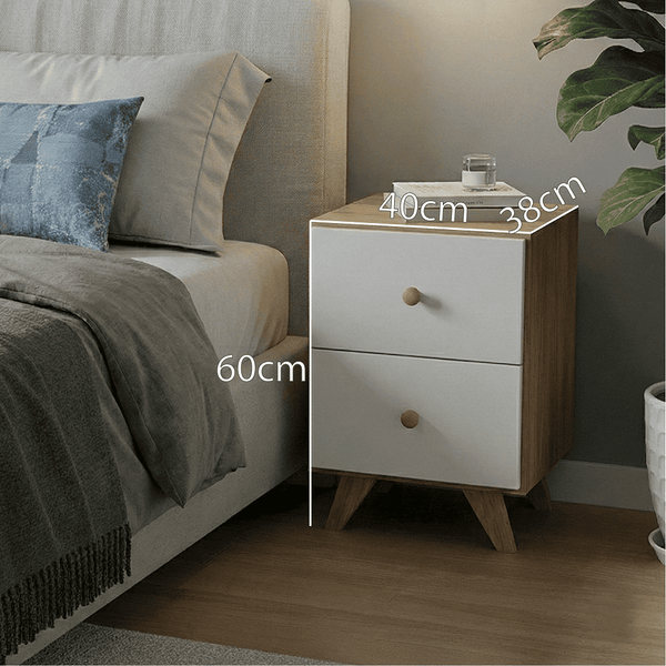 Velador Voss 2 Cajones