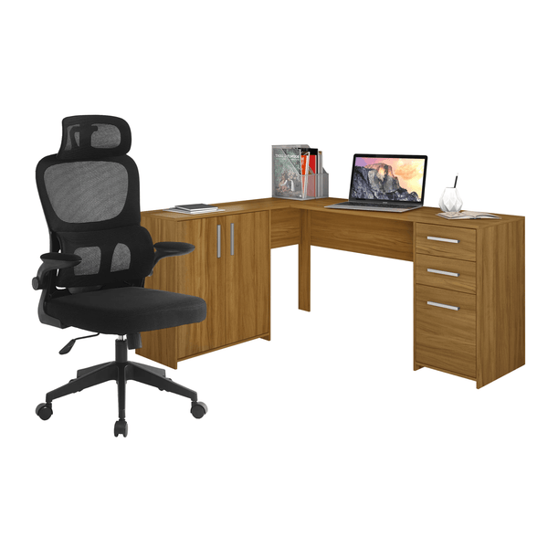 Combo Escritorio Plateas Café + Silla Master
